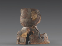 Ruth Krauskopf, Sin titulo, cerámica gres, 78 x 25 x 83 c,., 2012